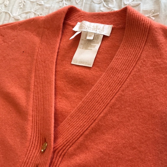 Orange Cashmere Sweater - Picture 4 of 16